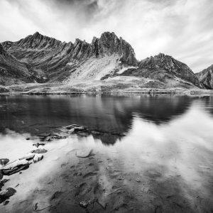 Le ciel derrière la Pointe Motte