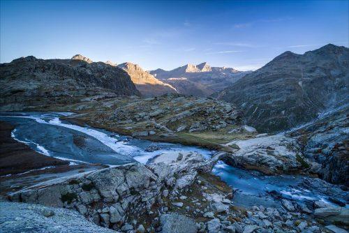 La rivière bleue