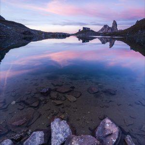 Les cailloux dans l'eau